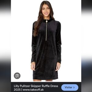 Lilly Pulitzer Black Long Sleeve Dress
